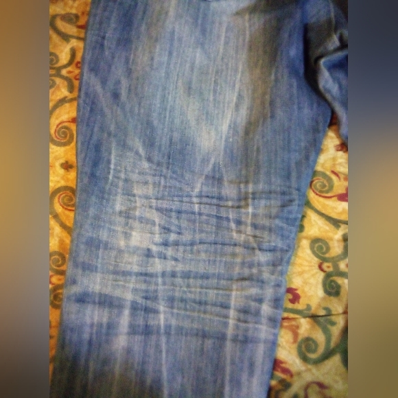 Almost Famous Stretch Denim Stone Washed Jeans Women 22 Blue - Picture 4 of 12